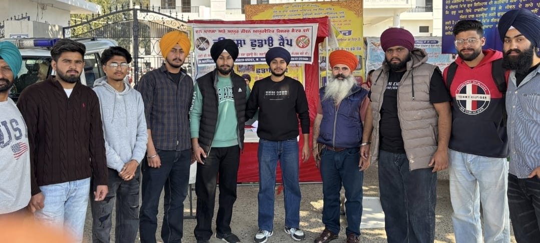 Ayur Jeevan Ayurvedic Research Centre organised a free de-addiction camp at Gurdwara Shaheedan Mahilpur.
